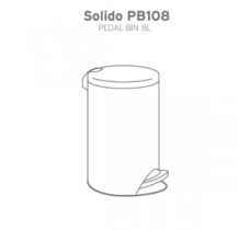 Відро для сміття з педаллю. Rixo Solido PB108S