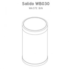 Відро для сміття з поворотною кришкою. Rixo Solido WB030B